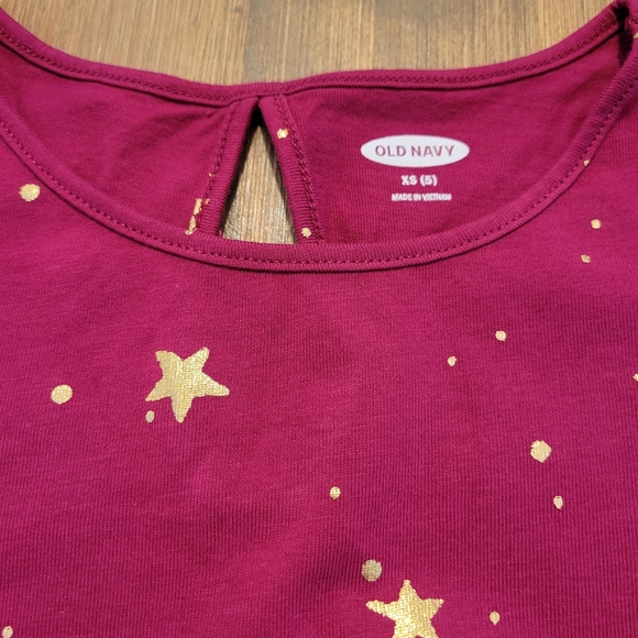 Purple/Dark Pink Dress with Gold Stars, Old Navy, size xs(5) - Picture 5 of 7